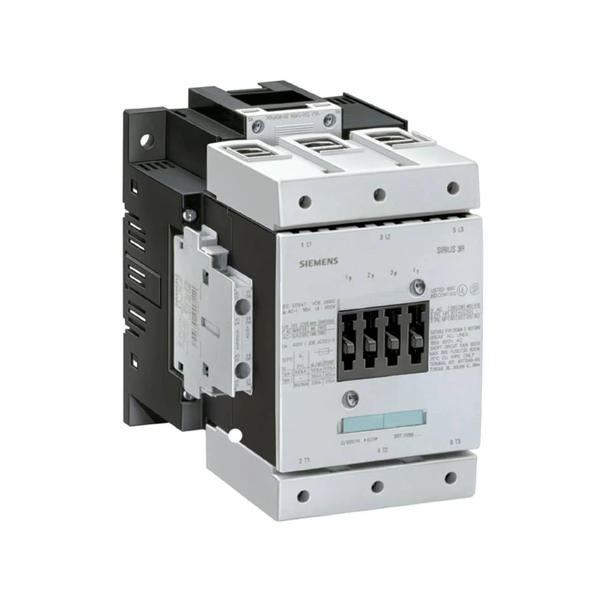 Contator Potência 225A 2NA+2NF 220Vca/Vcc 3RT10646AP36 Siemens - imagem 1