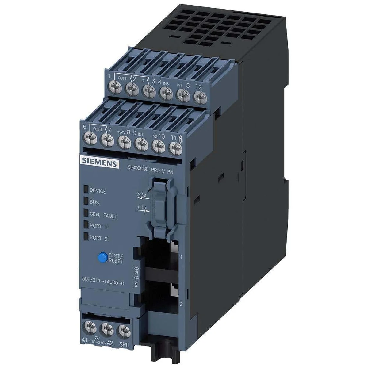 Módulo Unidade Simocode PRO V PN 110-240Vca/CC 3UF70111AU000 Siemens - imagem 1