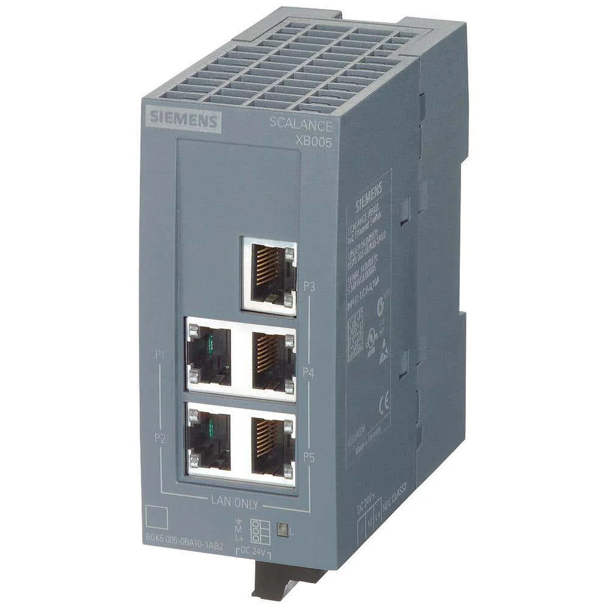 Switch Scalance XB005 5 Portas RJ45 6GK50050BA001AB2 Siemens - imagem 1