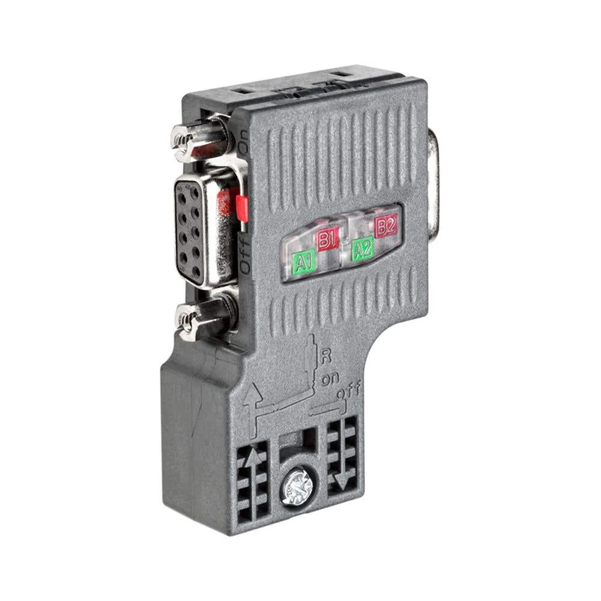 Conector PROFIBUS 90 Graus Com Interface PG 6ES79720BB520XA0 Siemens - imagem 1