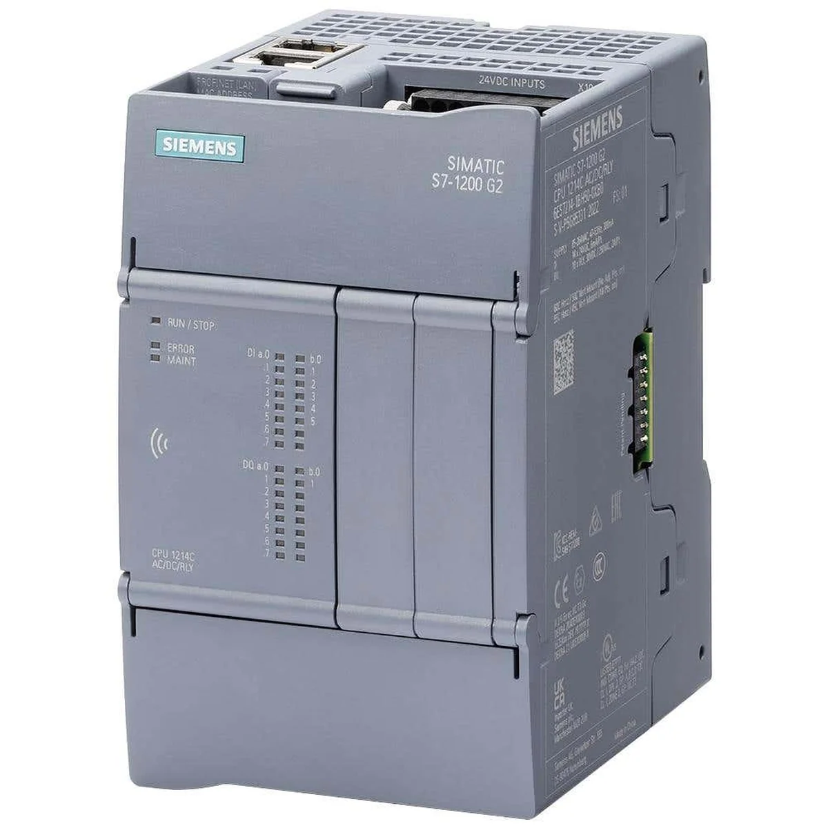 CPU 1214C DC/DC/DC 14 Ent. Dig./10 Saídas Dig. 6ES72141AH500XB0 Siemens - imagem 1