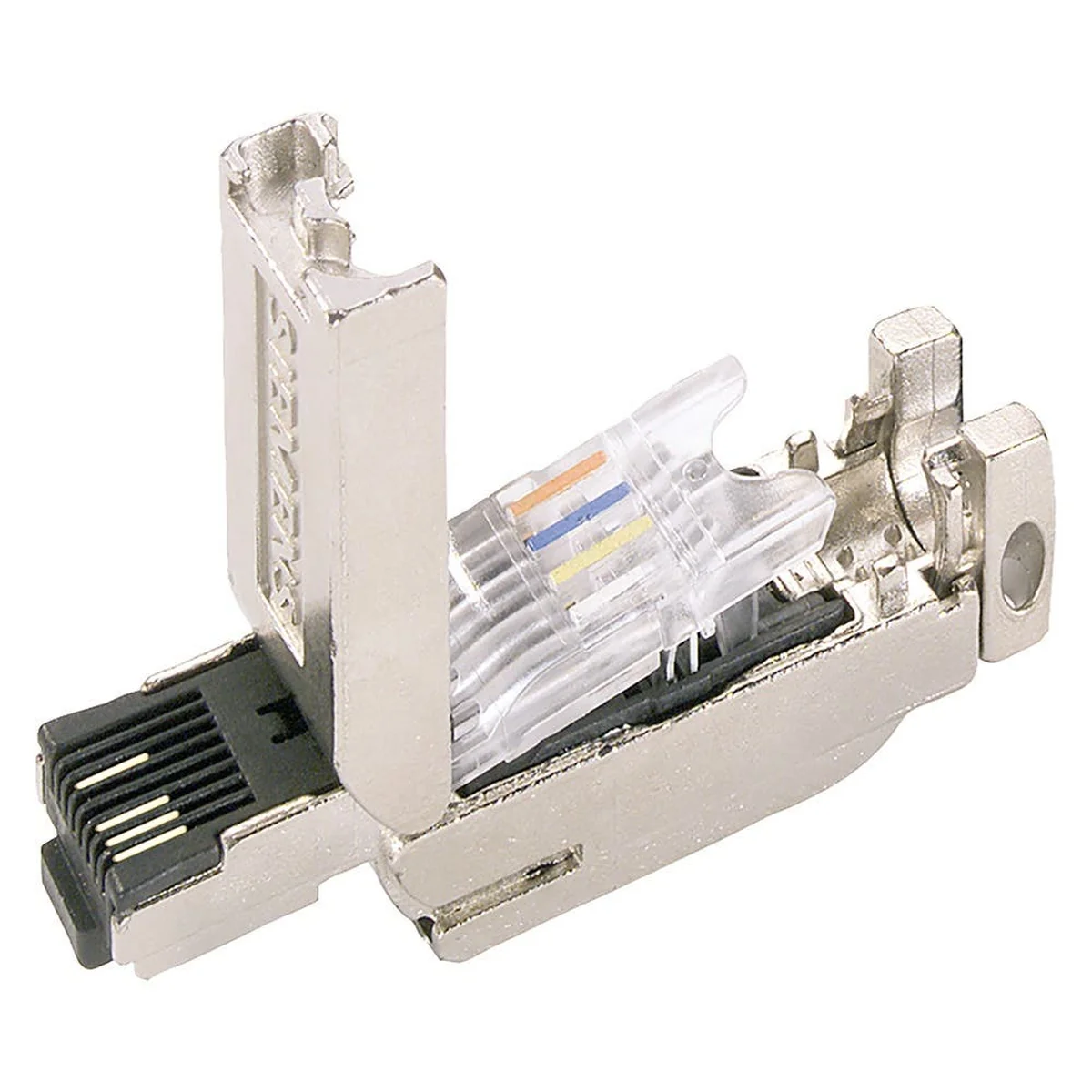 Conector Profinet RJ45 180° Plug Industrial 6GK19011BB102 Siemens - imagem 1