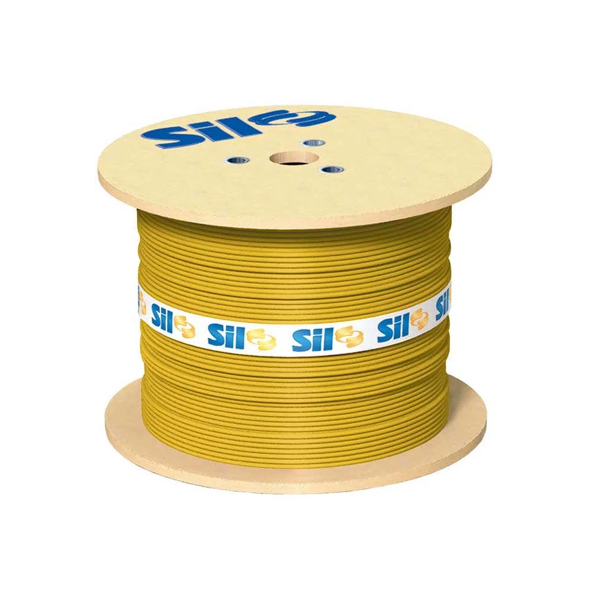 Carretel 1800 Metros Cabo Flexível 1,5mm² Amarelo 750V Sil - imagem 1