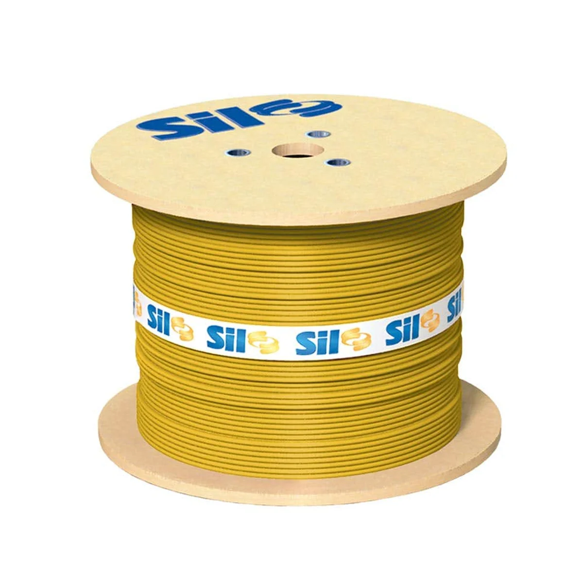 Carretel 1200 Metros Cabo Flexível 2,5mm² Amarelo 750V Sil - imagem 1