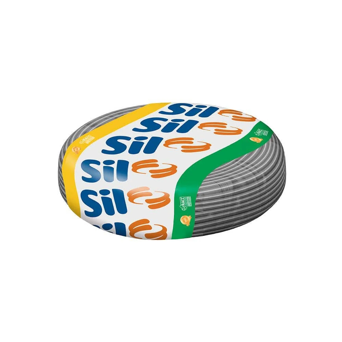 Rolo 100 Metros Cabo 750V 6mm² Cinza Flexível Sil - imagem 1