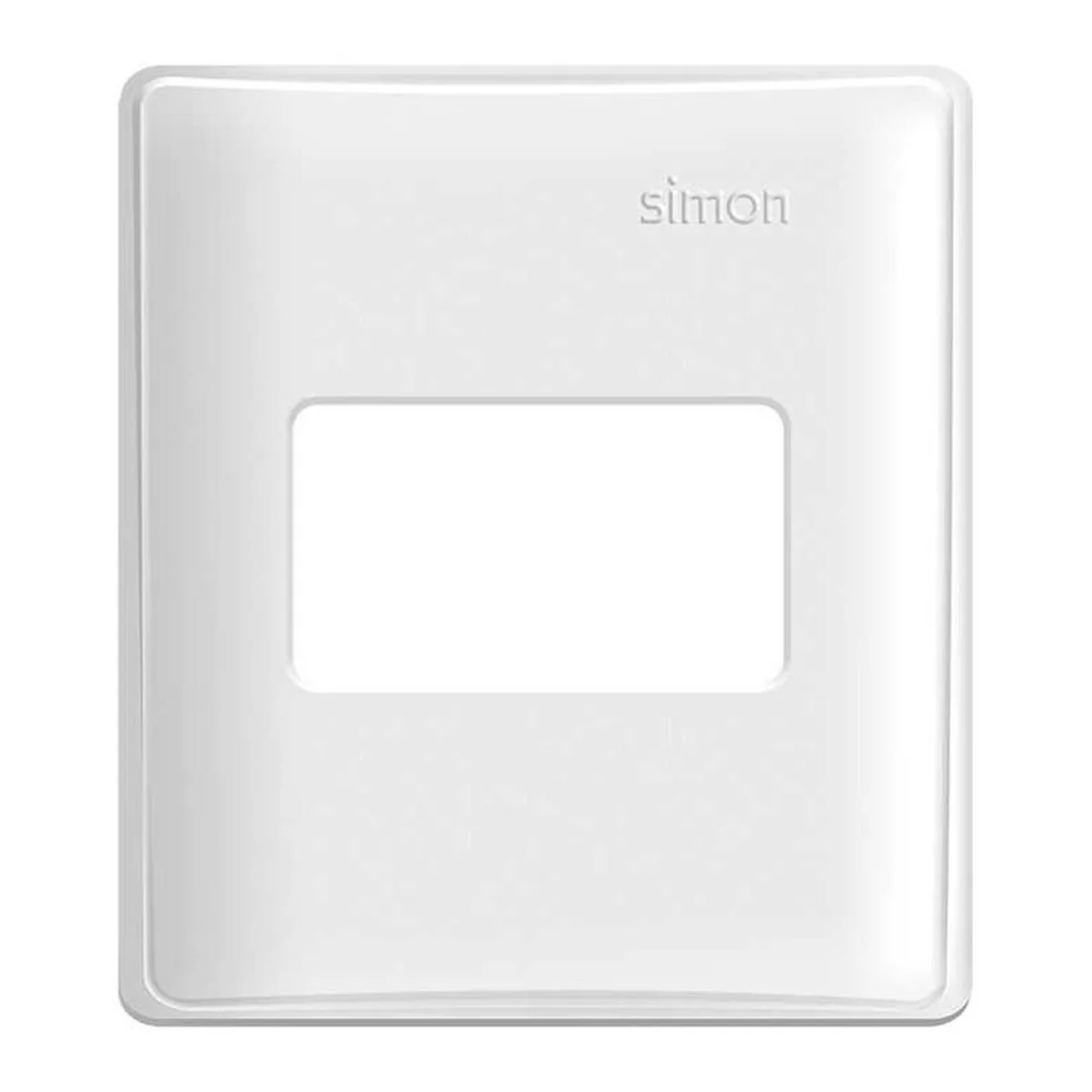 Placa Linha S19 Para Caixa Sobrepor 1 Módulo Branco 1963130 Simon - imagem 1