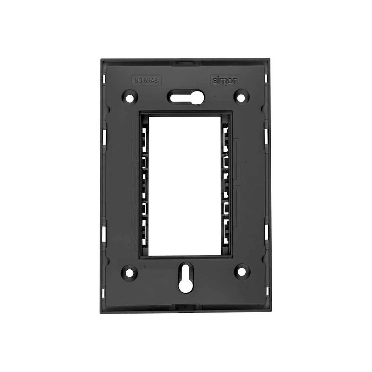 Suporte 2x4" Para Placa Linha S35 Horizontal Grafite 3570038 Simon - imagem 1