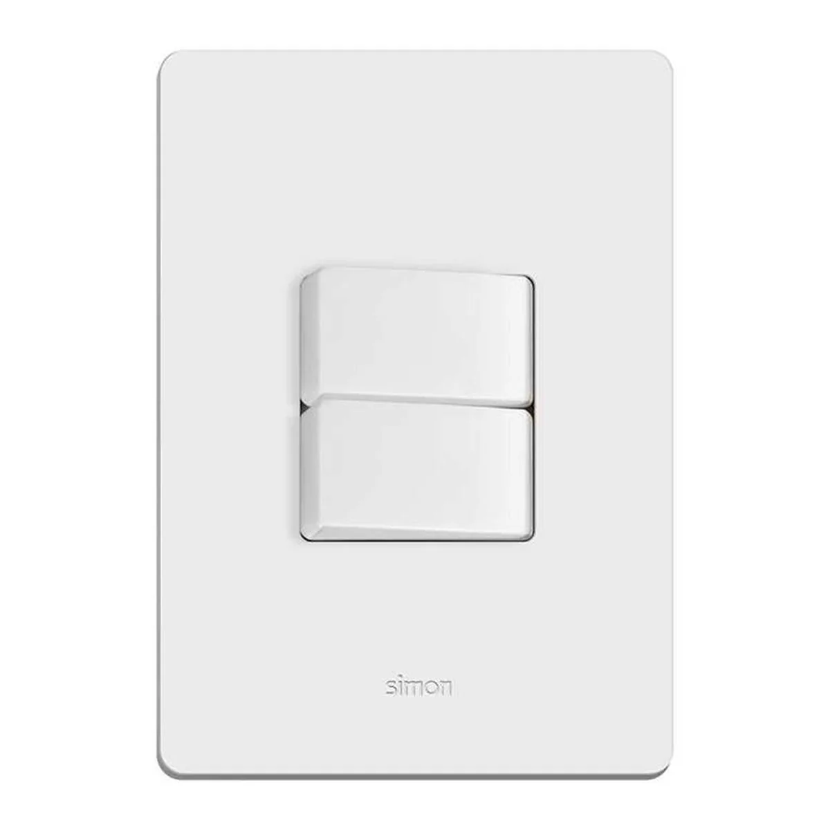 Conjunto Interruptor Duplo Paralelo Branco S20 2093630 Simon - imagem 1
