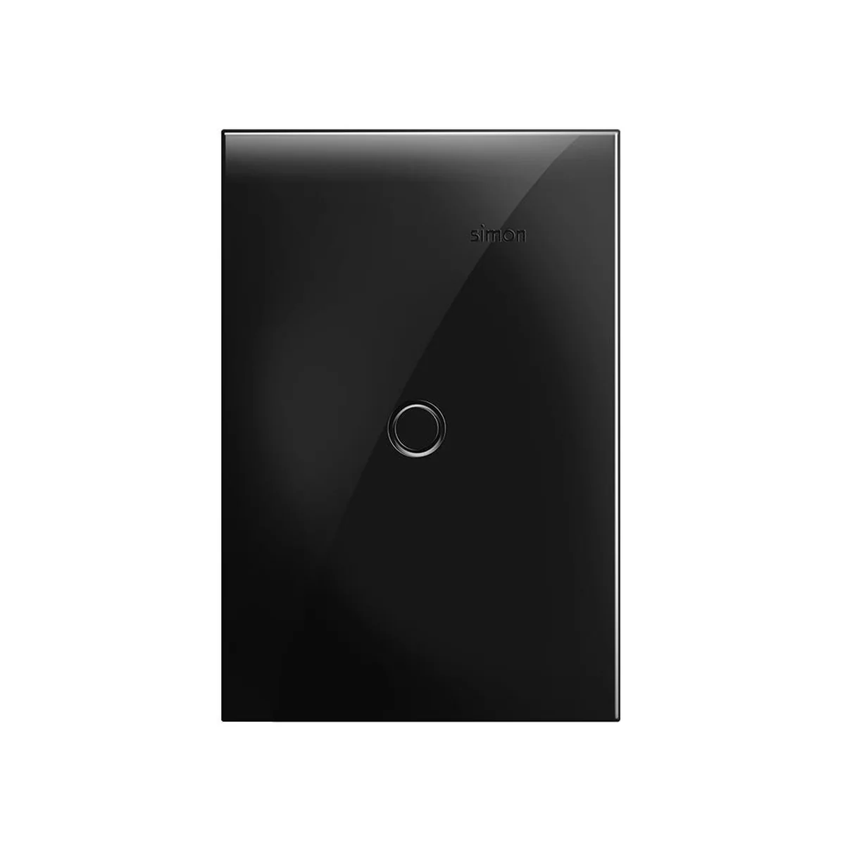 Placa Linha 35 2x4" Cega Preta 3560039 Simon - imagem 1