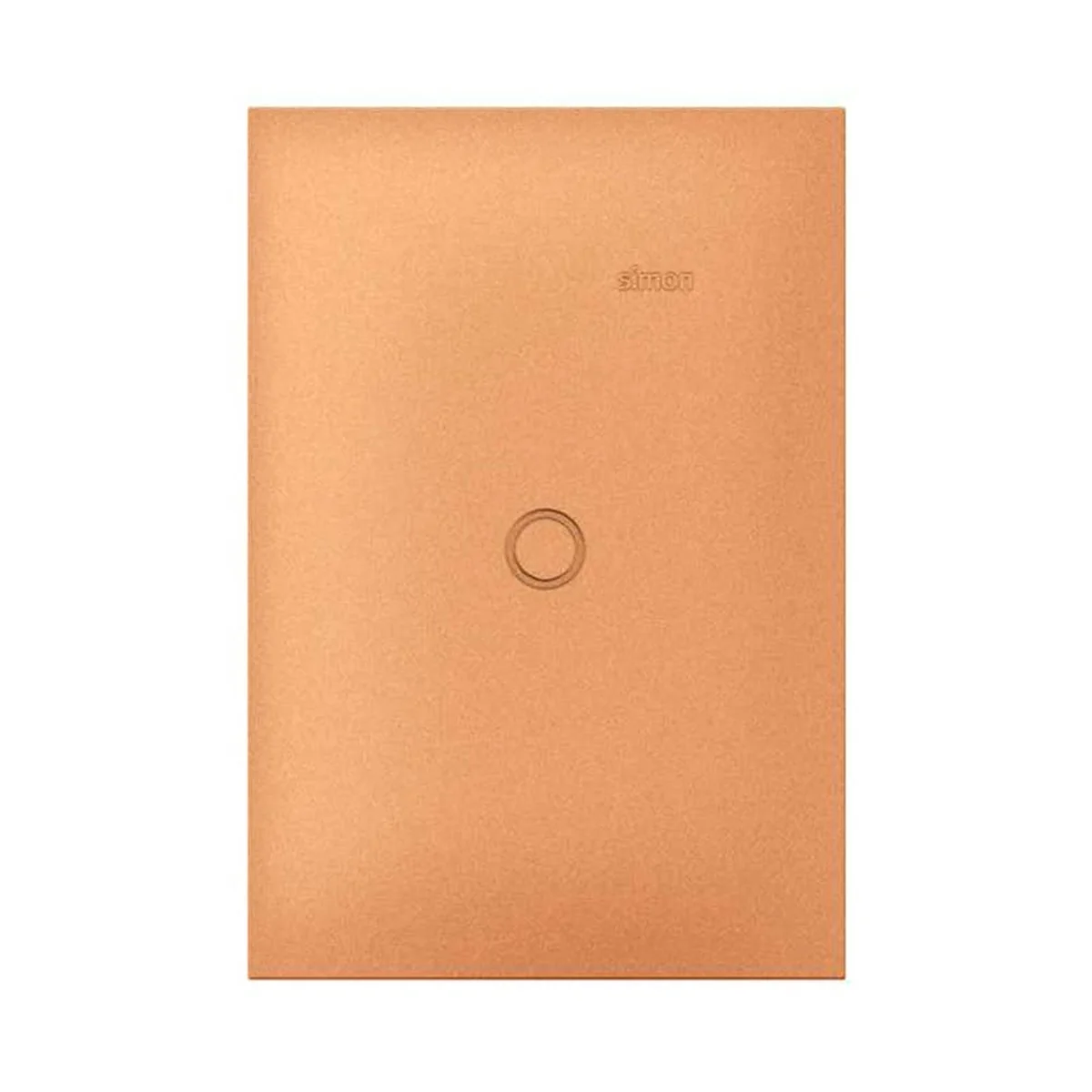 Placa Linha S35 2x4" Cega Rosé Gold 3560043 Simon - imagem 1