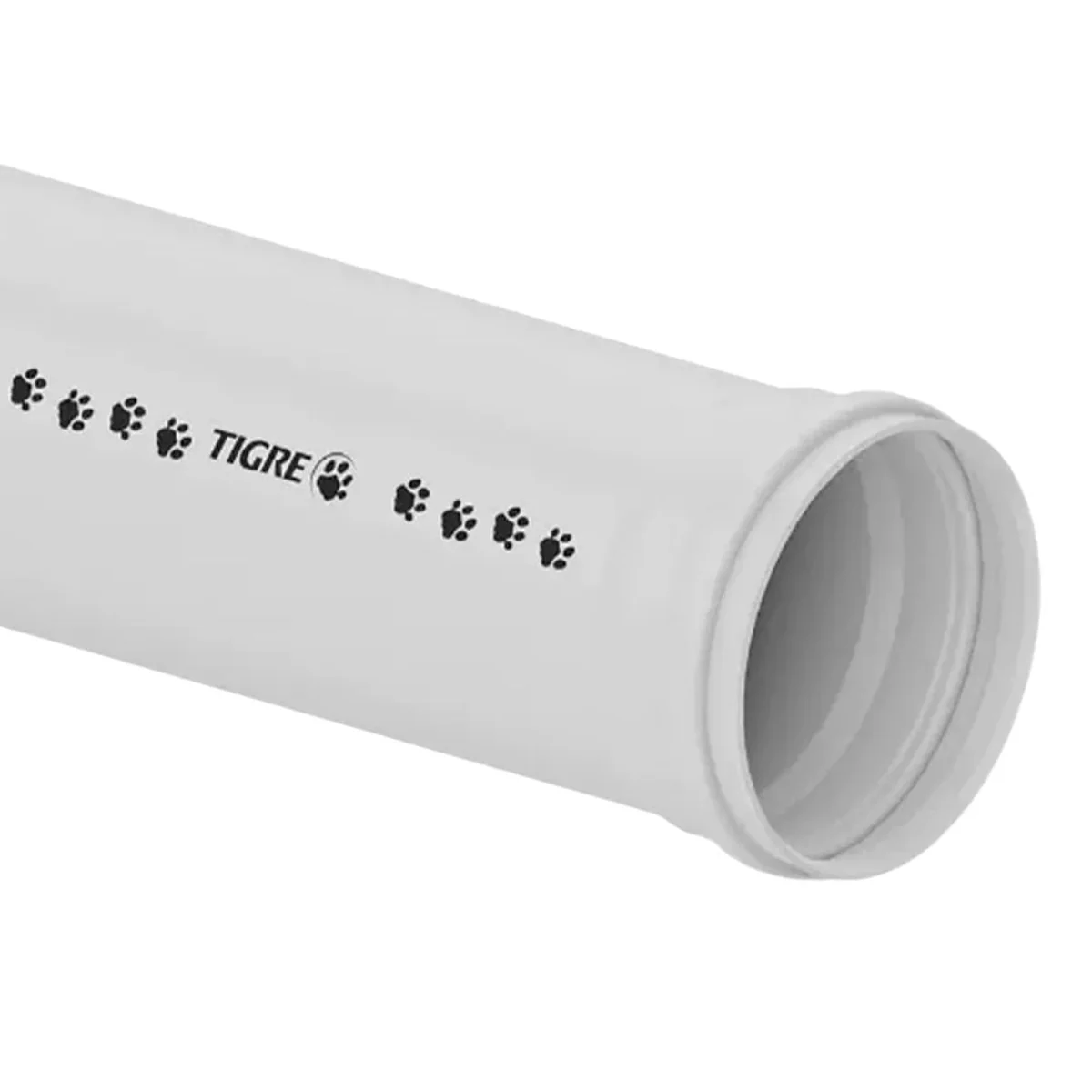 Tubo para Esgoto Série Reforçada PVC 1 Metro Tigre Sky Master - imagem 1