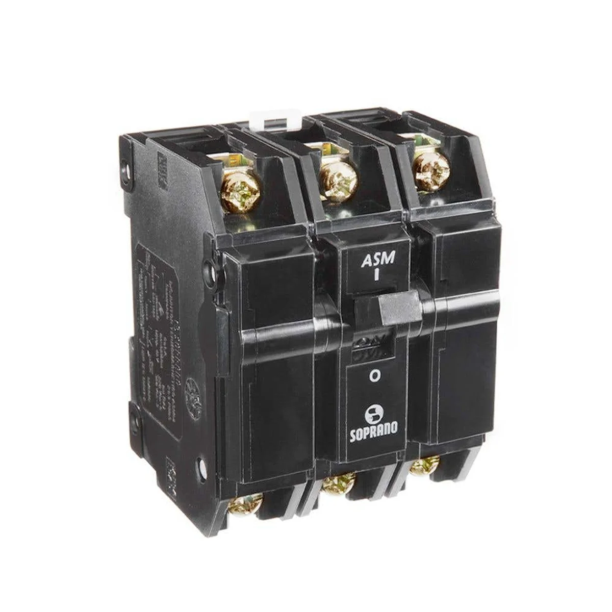 Disjuntor Trifásico 90A 380V 3kA ASM NEMA Soprano - imagem 1
