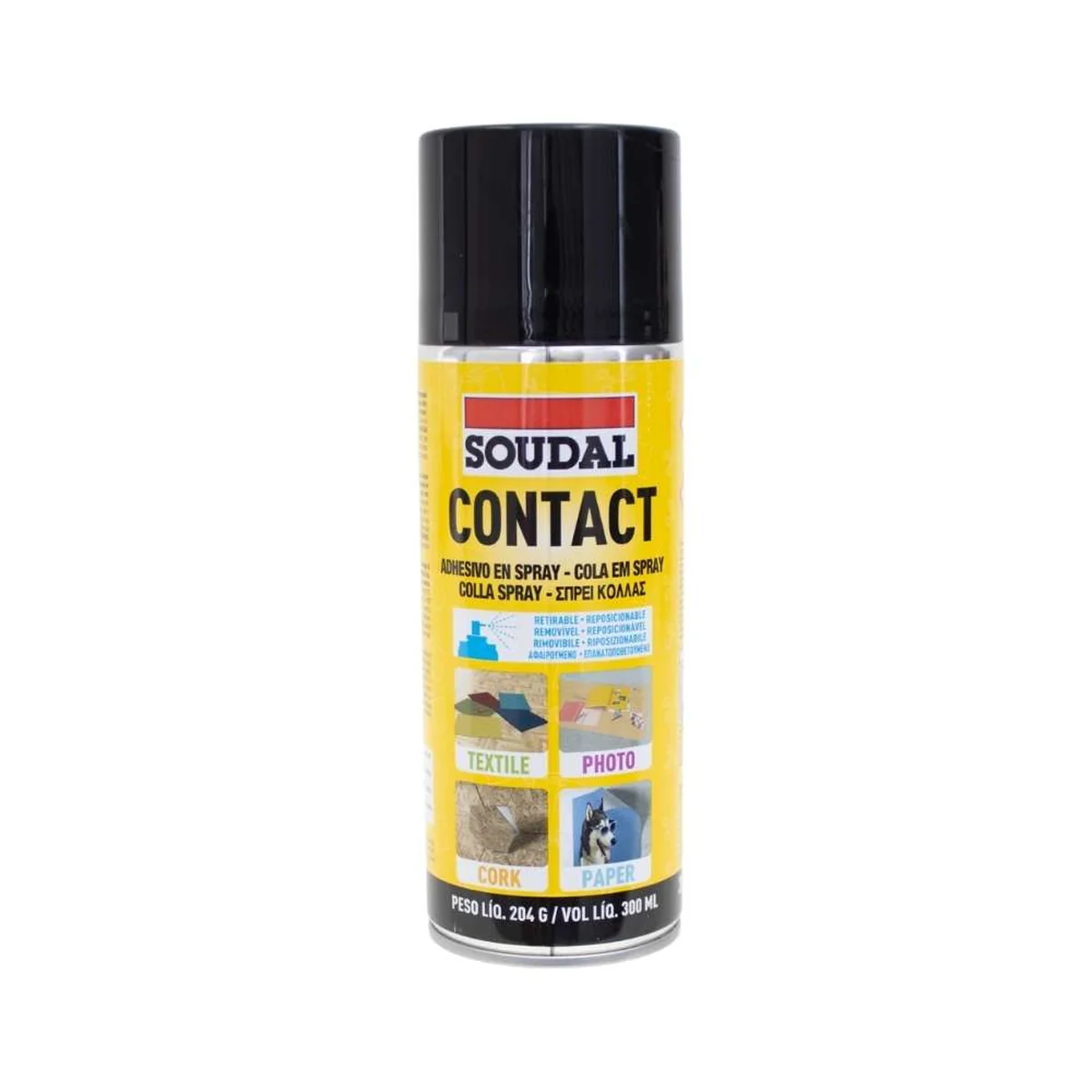 Cola de Contato Spray 300ml Soudal - imagem 1