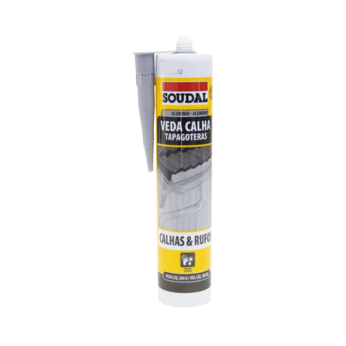Selante Veda Calha Alumínio 280g Soudal - imagem 1