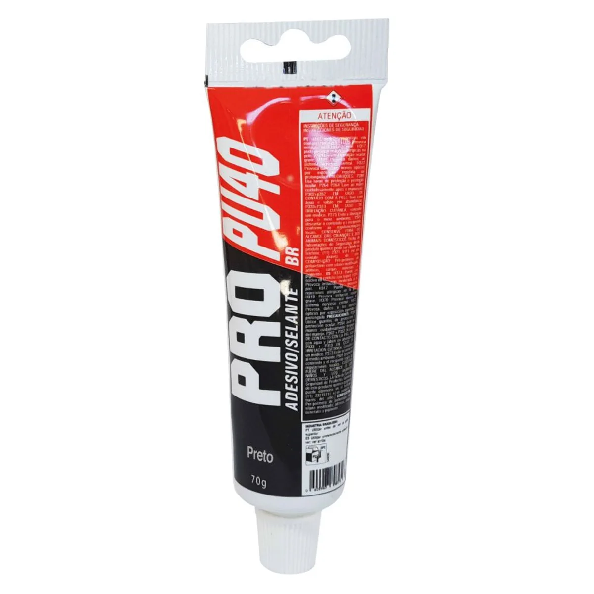 Selante Adesivo PU40 PRO Preto 70g Soudal - imagem 1
