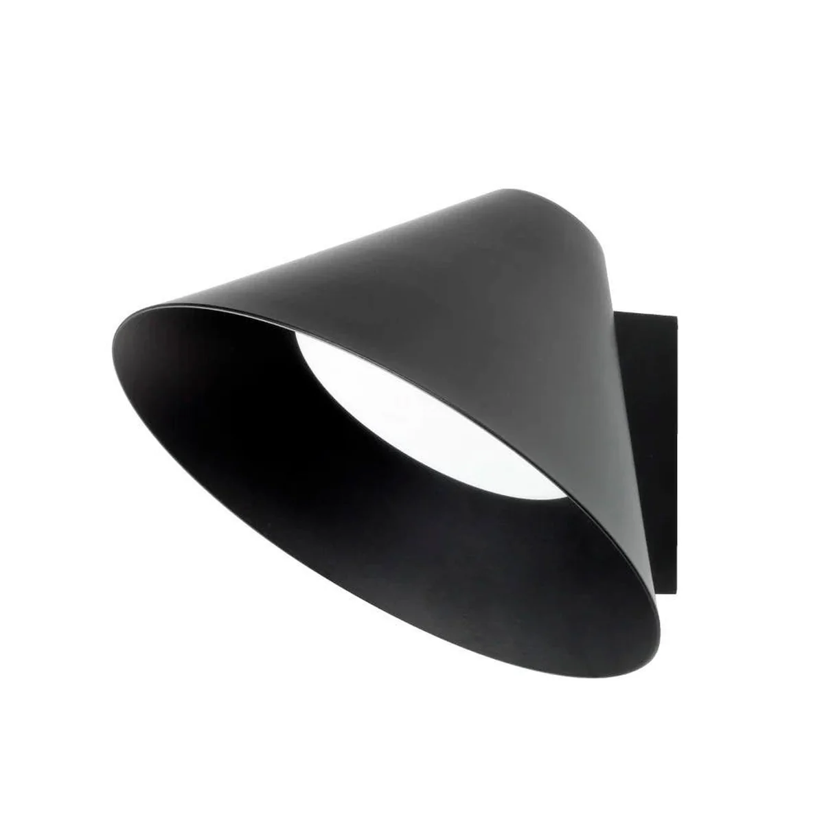 Arandela Preto 5W 3000K Luz Amarela Hat 7845 Spot Line - imagem 1