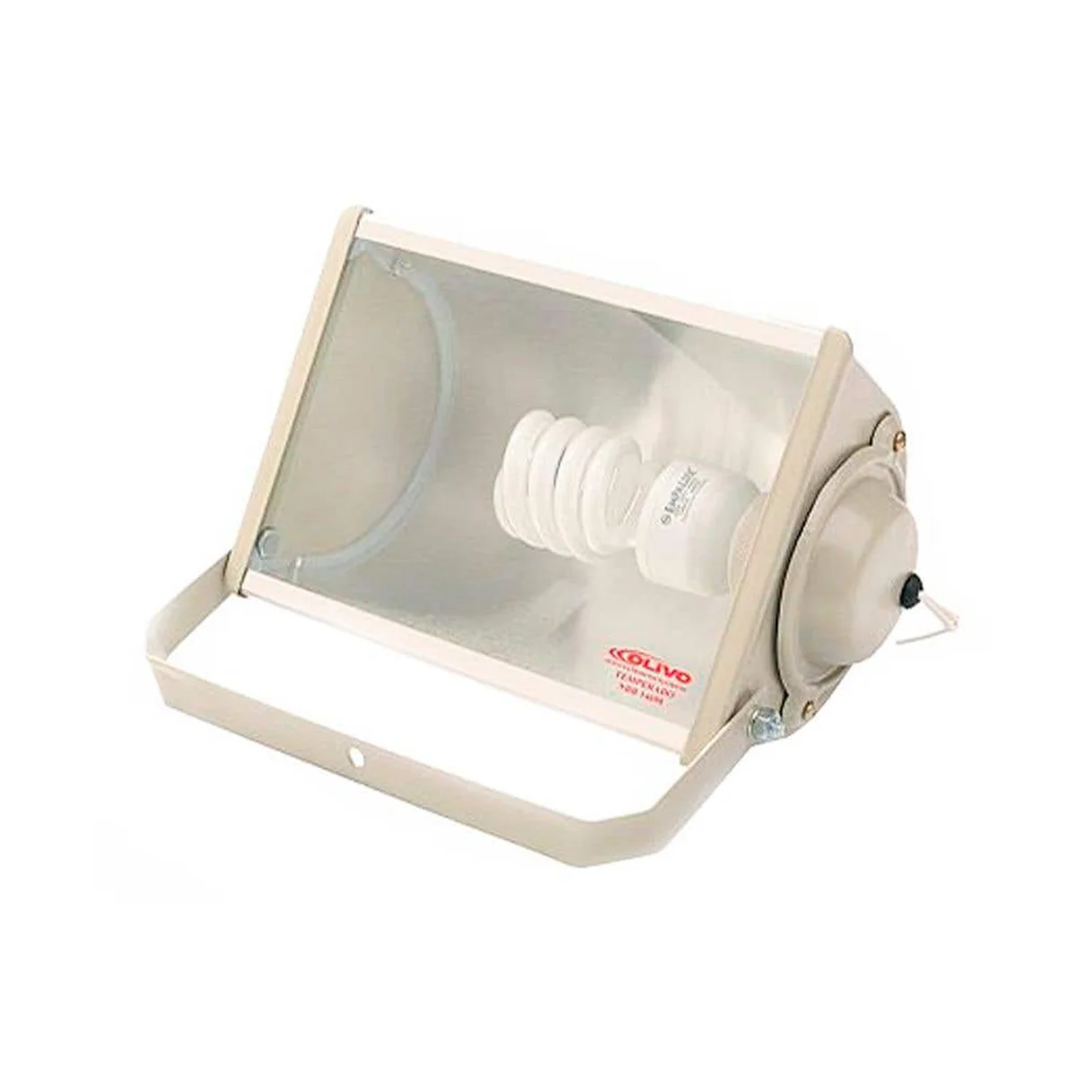 Projetor Retangular 1 Lâmpada 30W Eletrônica E27 RLE160 Spotlux - imagem 1