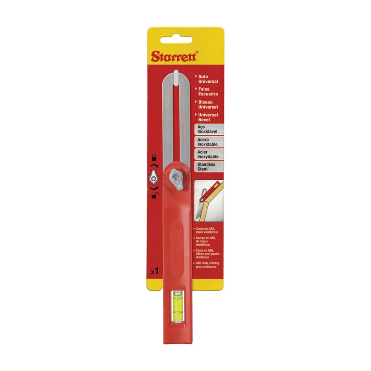 Suta Universal com Bolha 8" - 20cm Starrett - imagem 1
