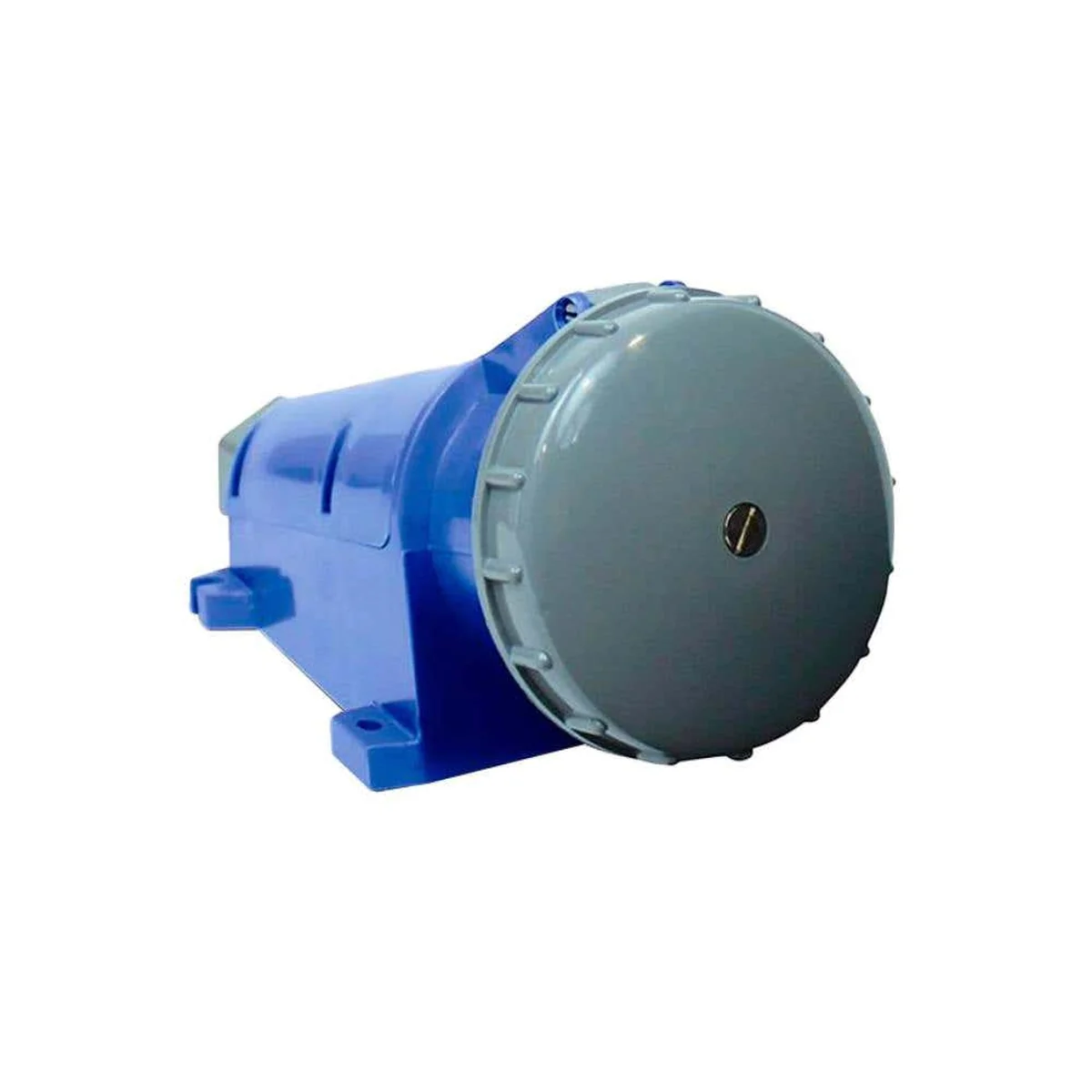 Tomada Sobrepor 4x63A 200/250V 9 Horas IP67 Azul/Cinza S4509 STECK - imagem 1