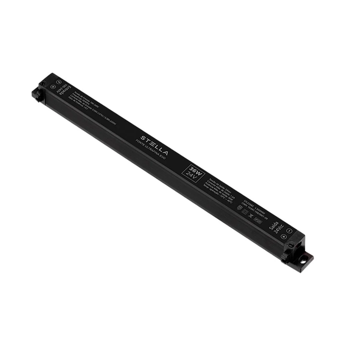 Driver Para Fita LED 36W 24V IP20 Bivolt Slim STL22682 Stella - imagem 1