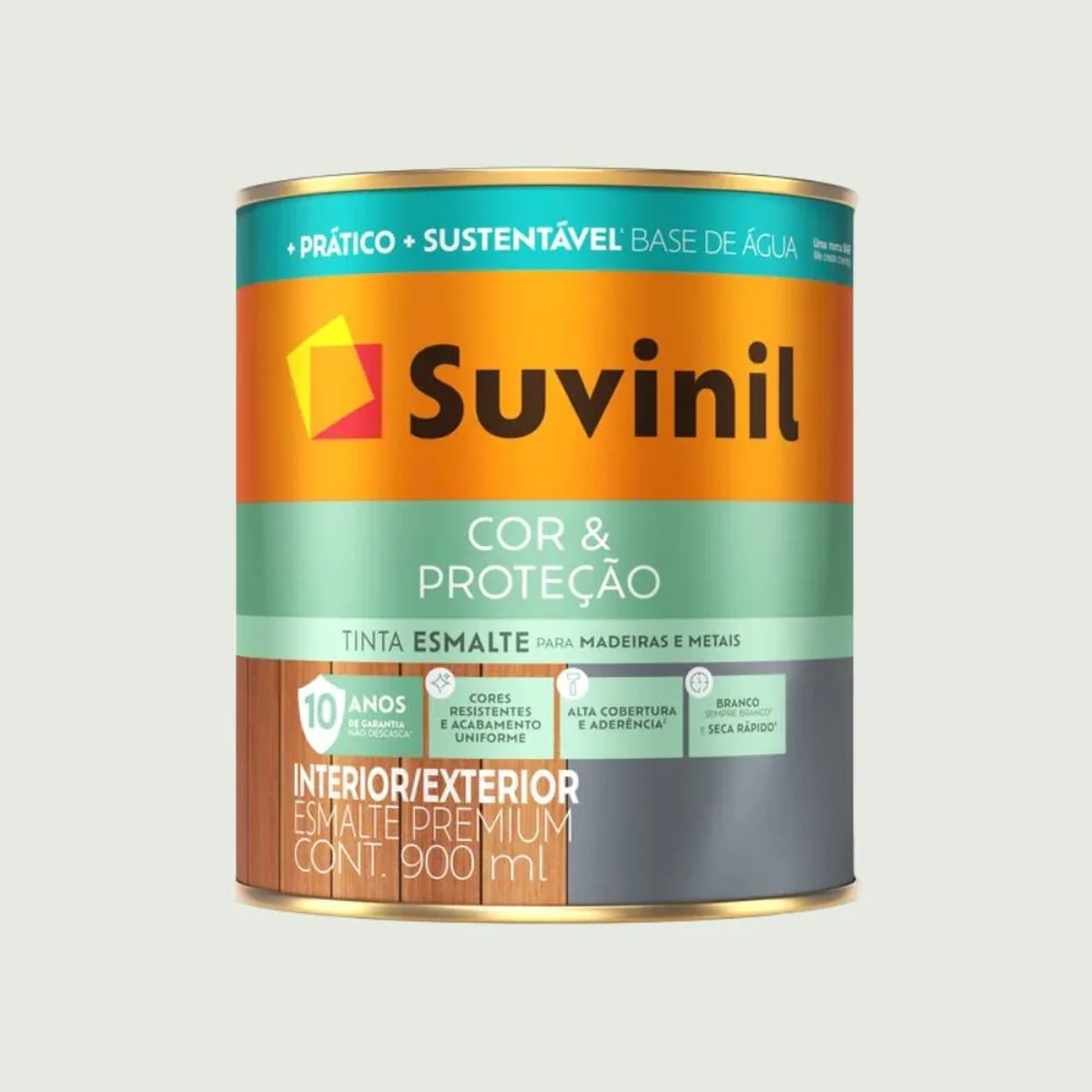 Esmalte Premium Base Água Acetinado Cor e Proteção Gelo Suvinil - imagem 1