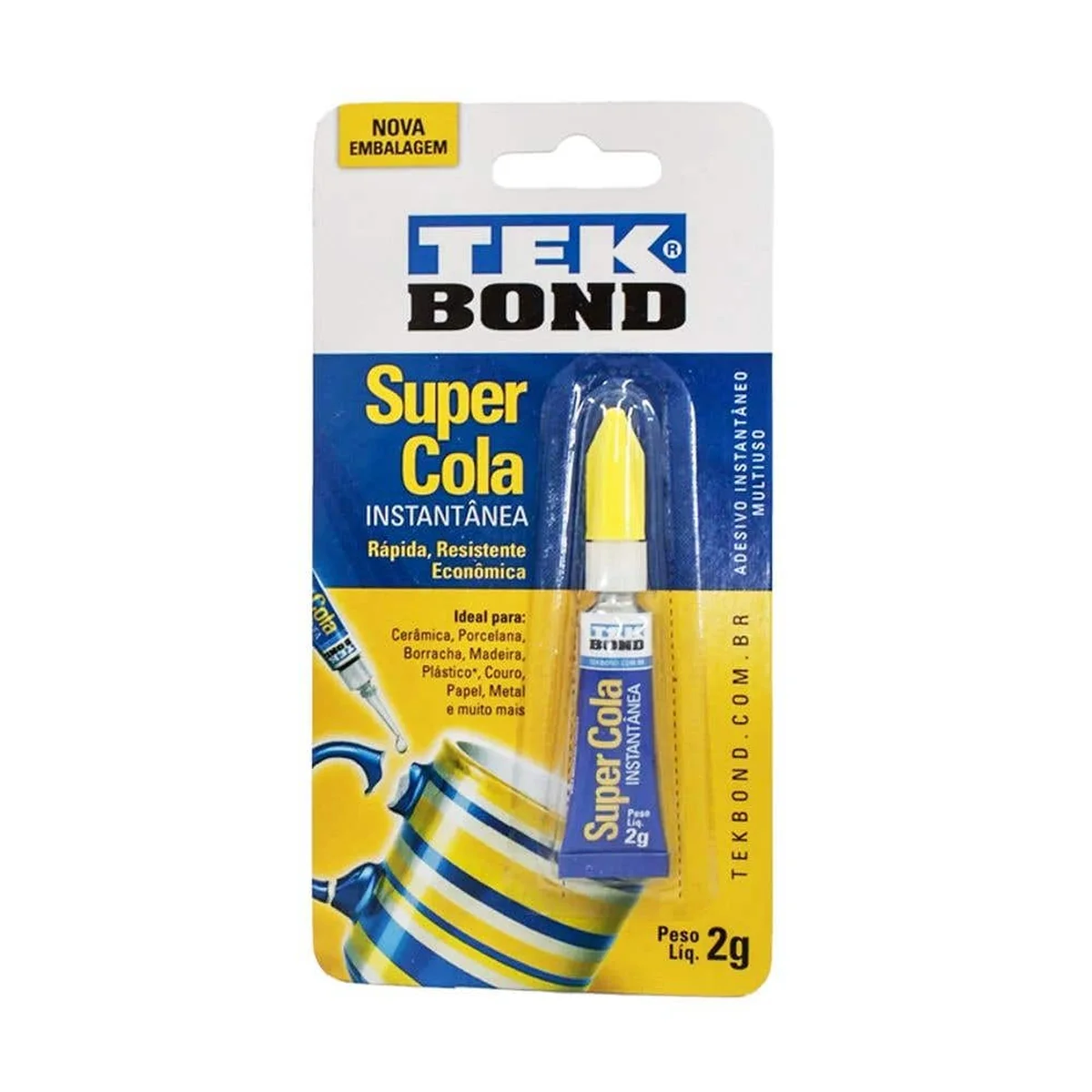 Cola Instantânea Multiuso 2g 24307008602 Tekbond - imagem 1