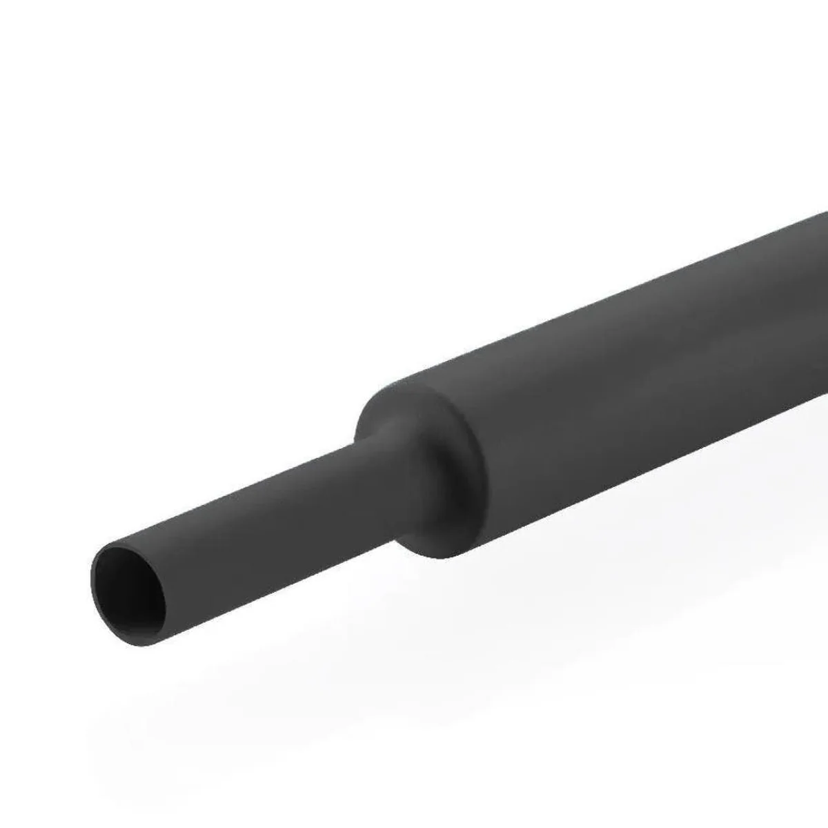 Tubo Termocontrátil Preto 19/9mm 3/4" Termotubos - imagem 1