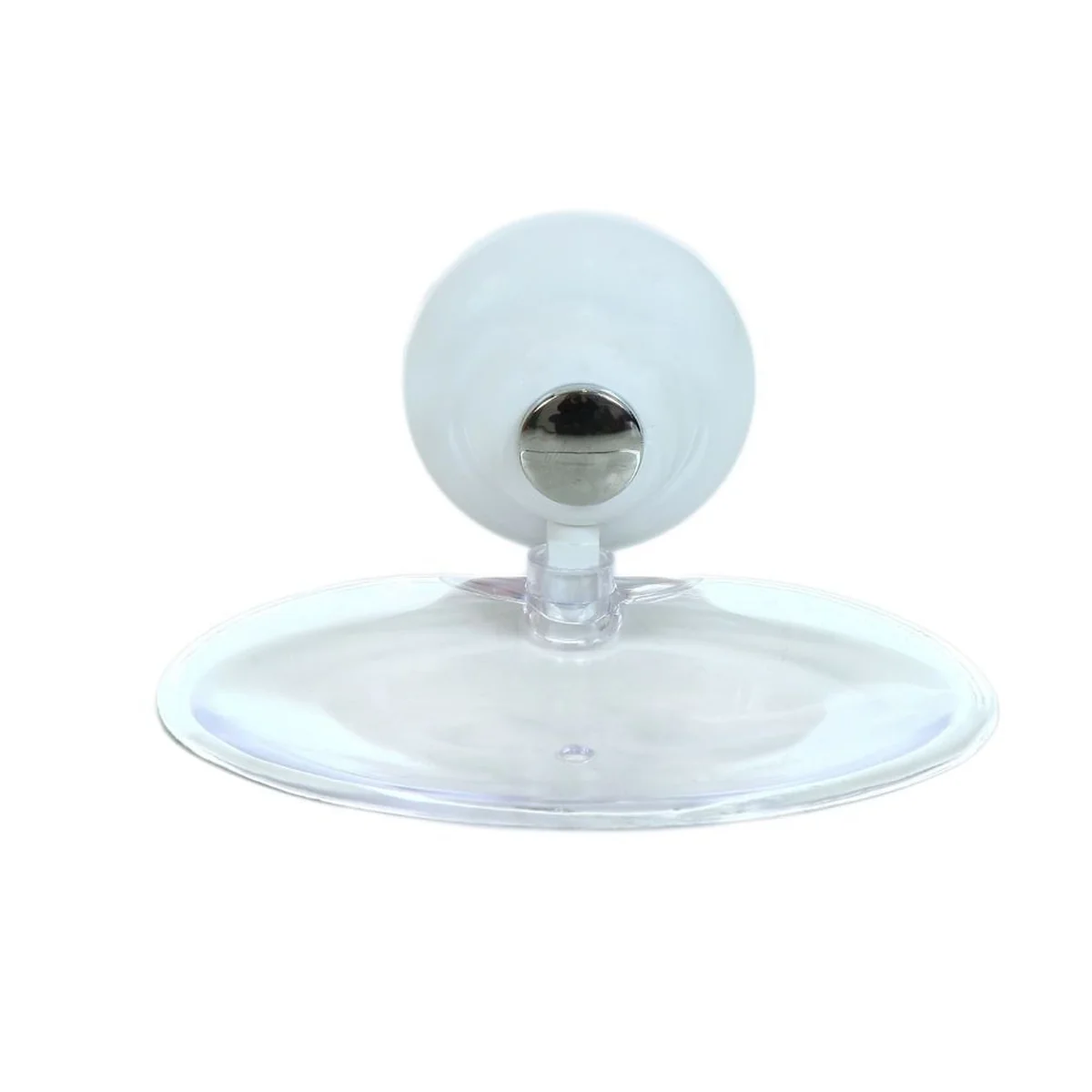 Saboneteira para fixar ABS Branco Design - imagem 1