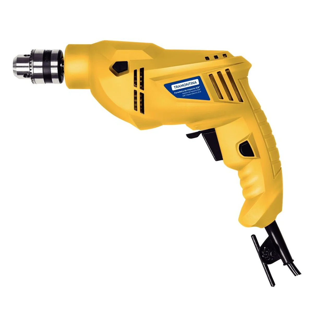 Furadeira de Impacto 3/8" 10mm 500W Tramontina - imagem 1