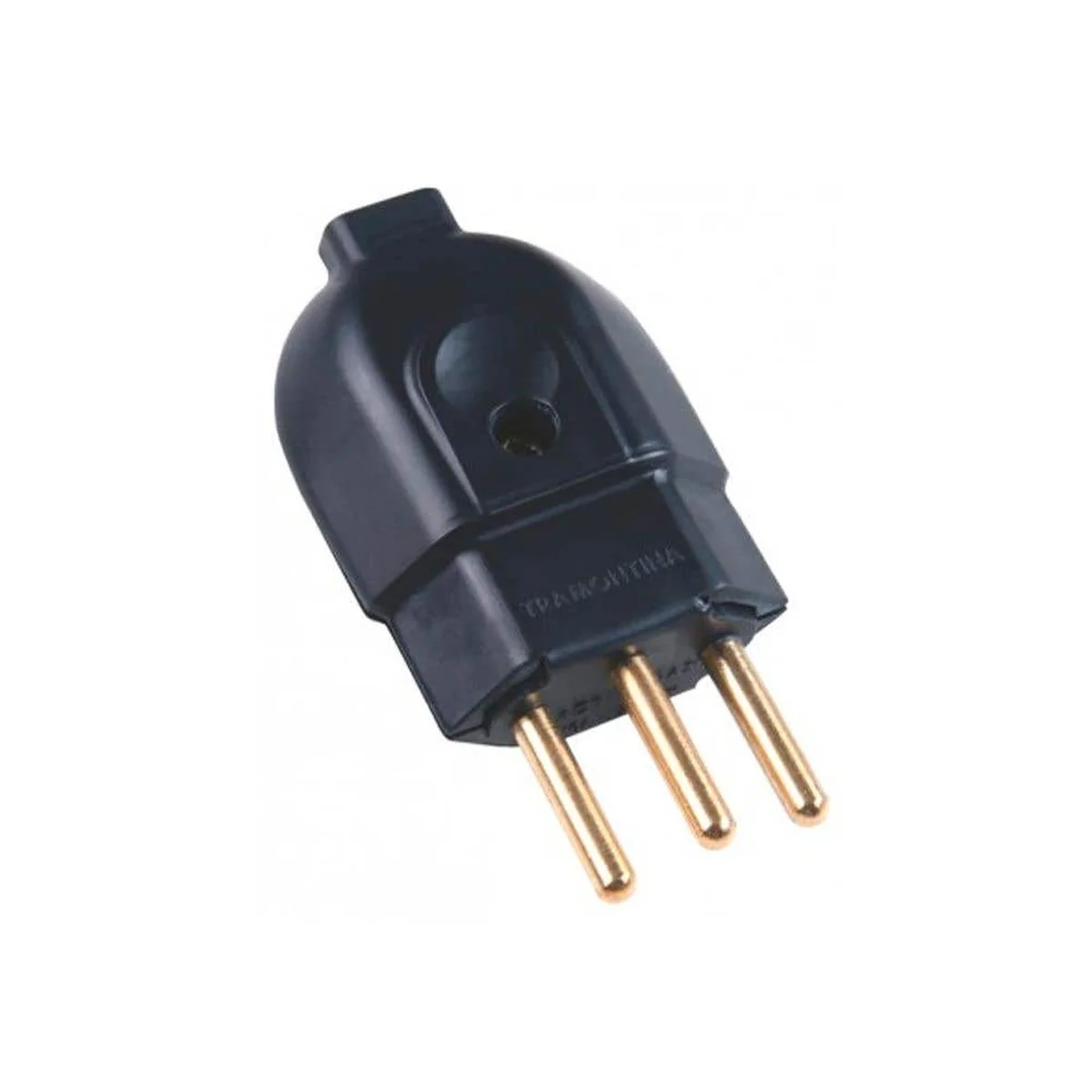 Plug Macho 2Polos+Terra 10A Preto 57403003 Tramontina - imagem 1