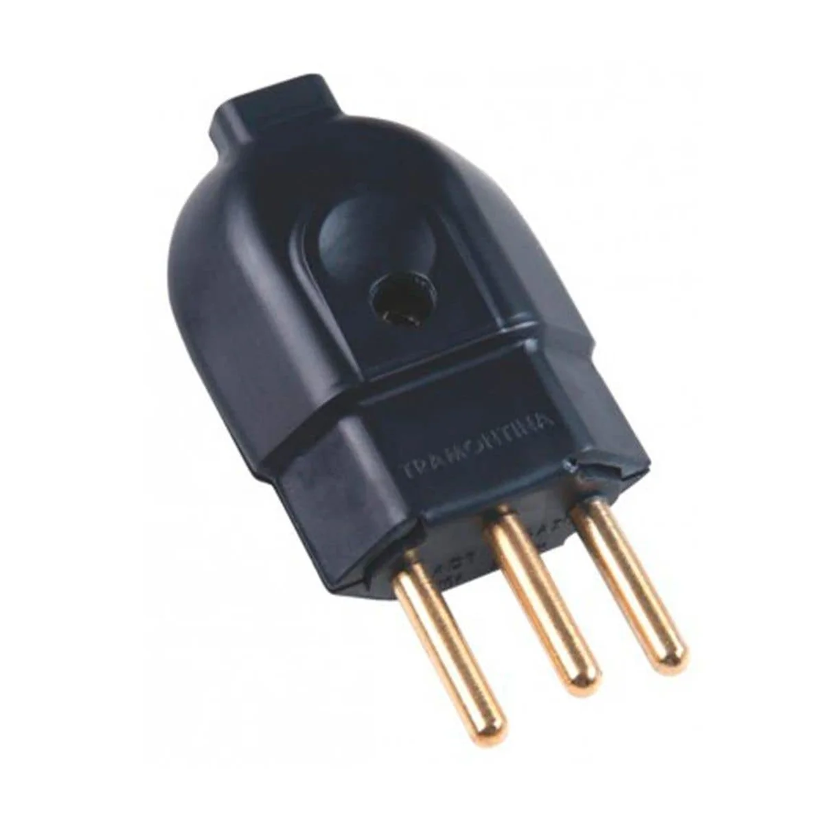 Plug Macho Preto 20A 2Polos+Terra 57403007 Tramontina - imagem 1