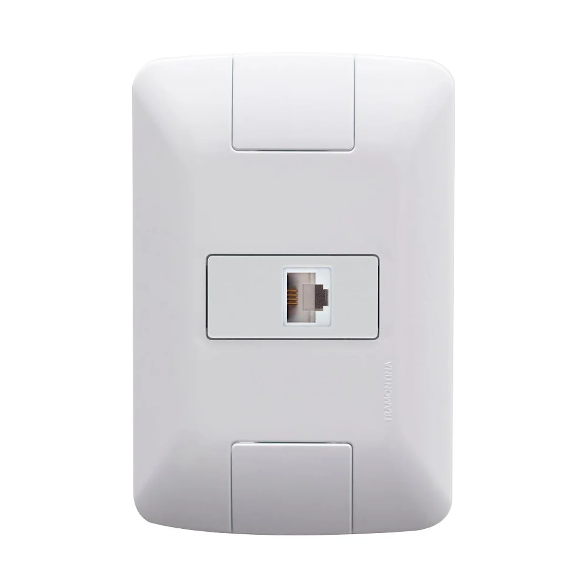 Conjunto Tomada Telebras+ RJ11 4 Fios Aria 57241/019 Tramontina - imagem 1