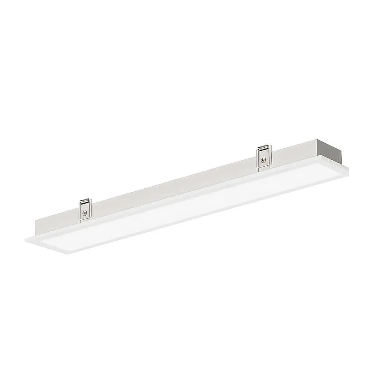 Plafon Embutir Slim THELED 18W 3000K Luz Amarela Bivolt Trancil - imagem 1