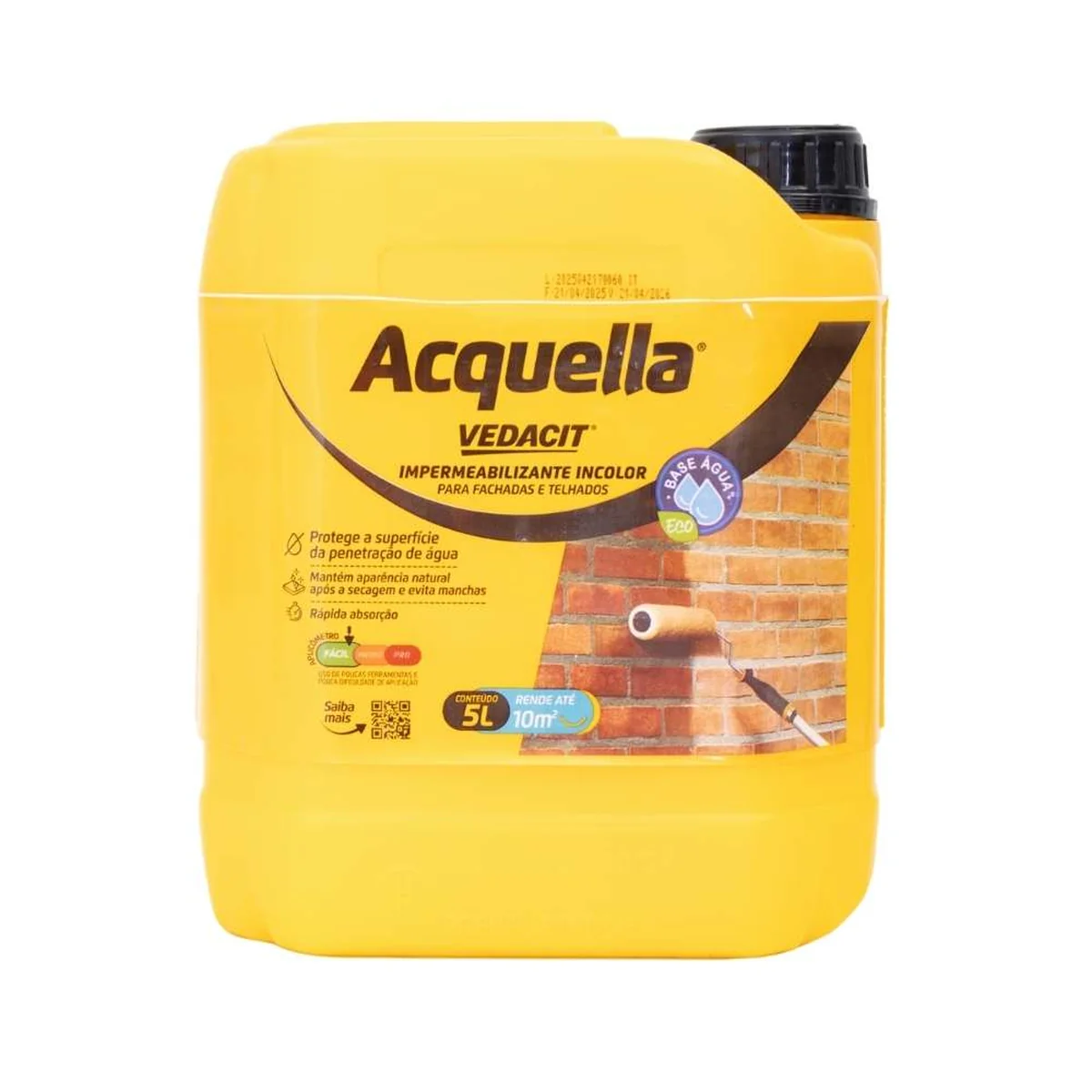 Impermeabilizante Acquella Incolor 5L Vedacit - imagem 1