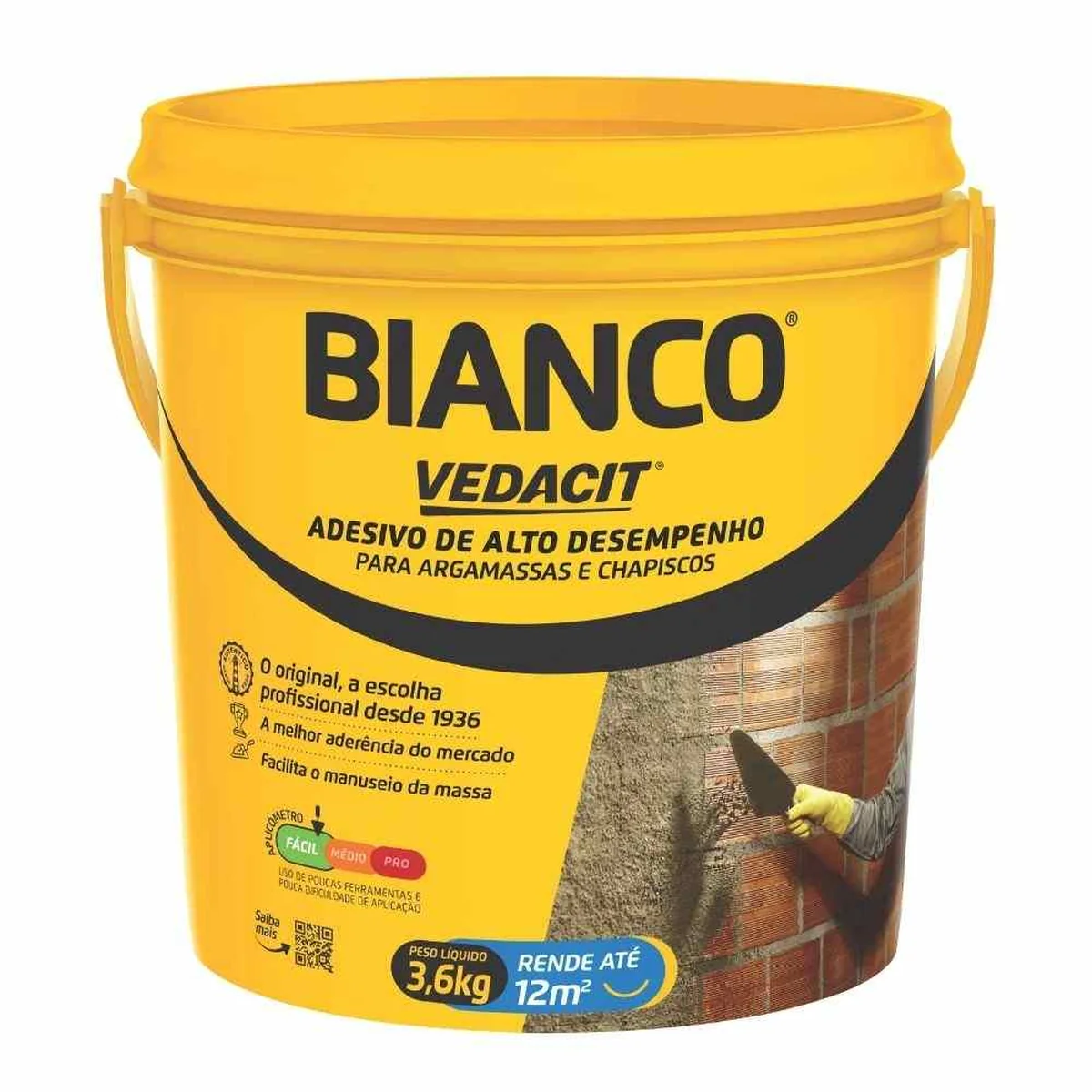 Aditivo PVA Chapisco Bianco Vedacit - imagem 1