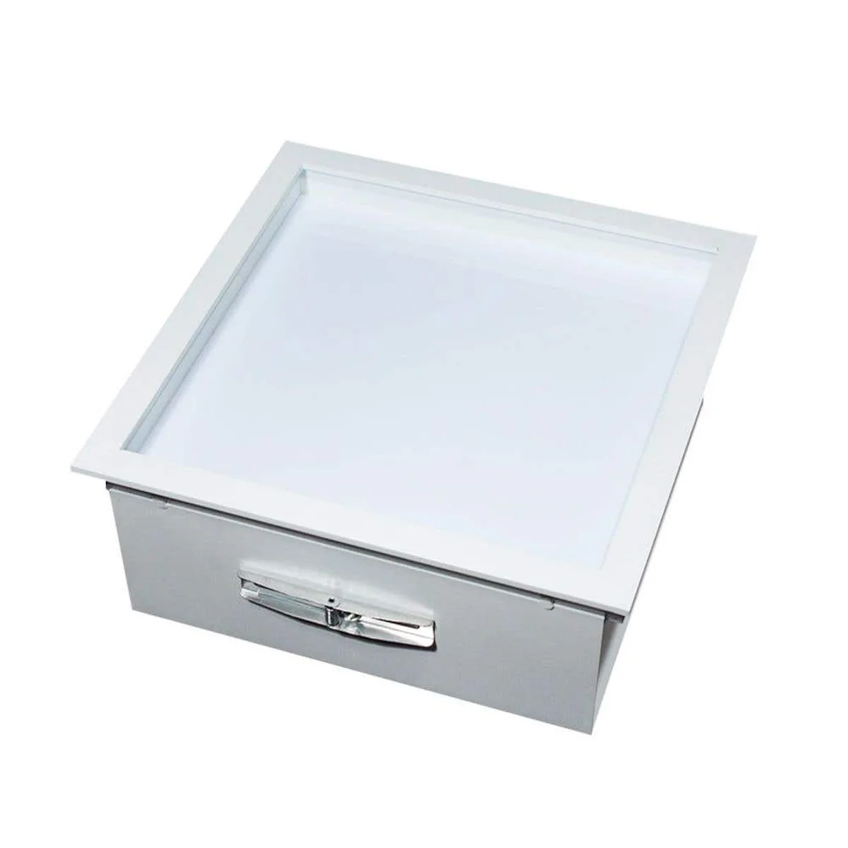 Luminária Embutir Recuada P/3 Lâmpadas E27 20W 30cm BR 1953 Vetroluce - imagem 1