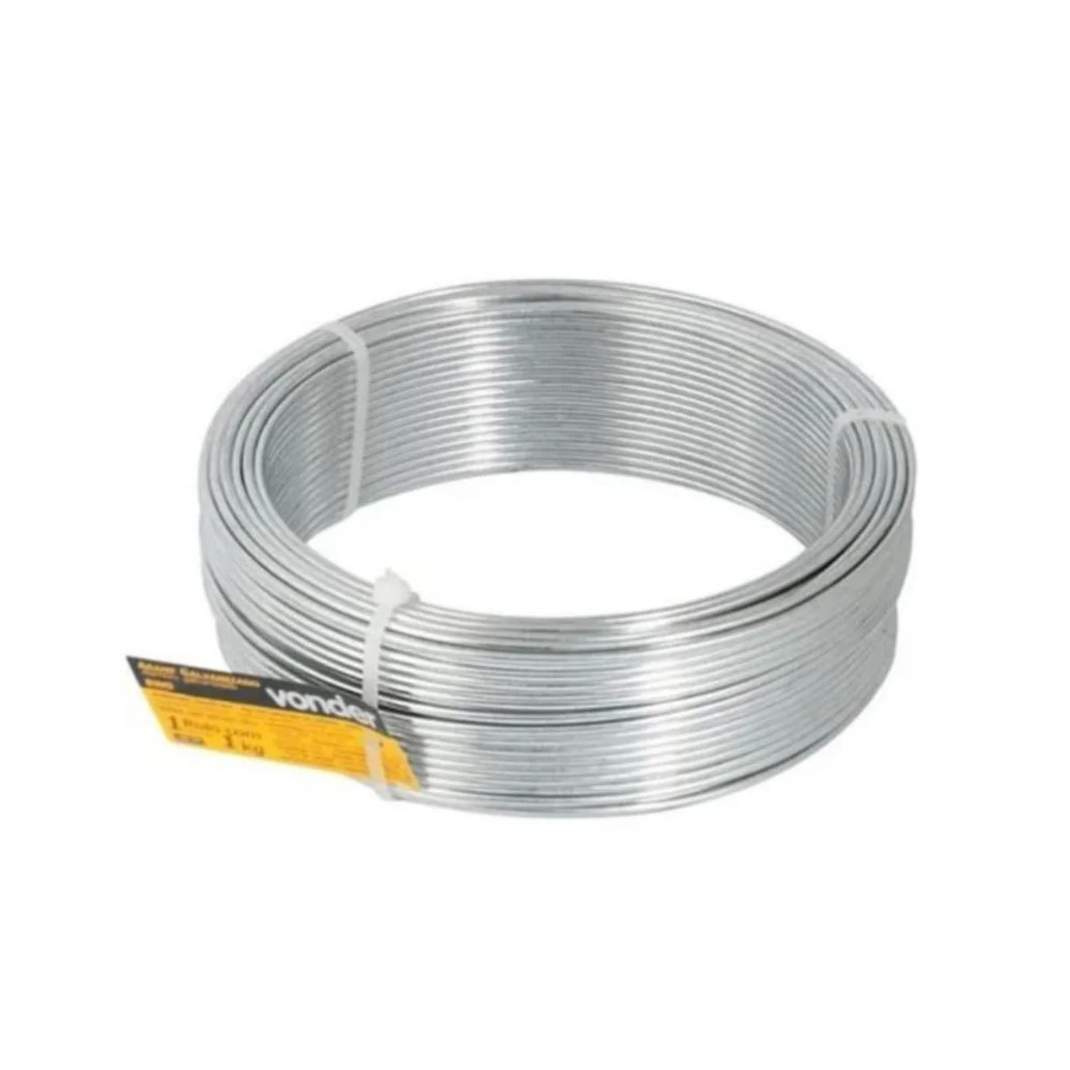 Arame Galvanizado Comercial BWG 18 1,24mm 1Kg - imagem 1