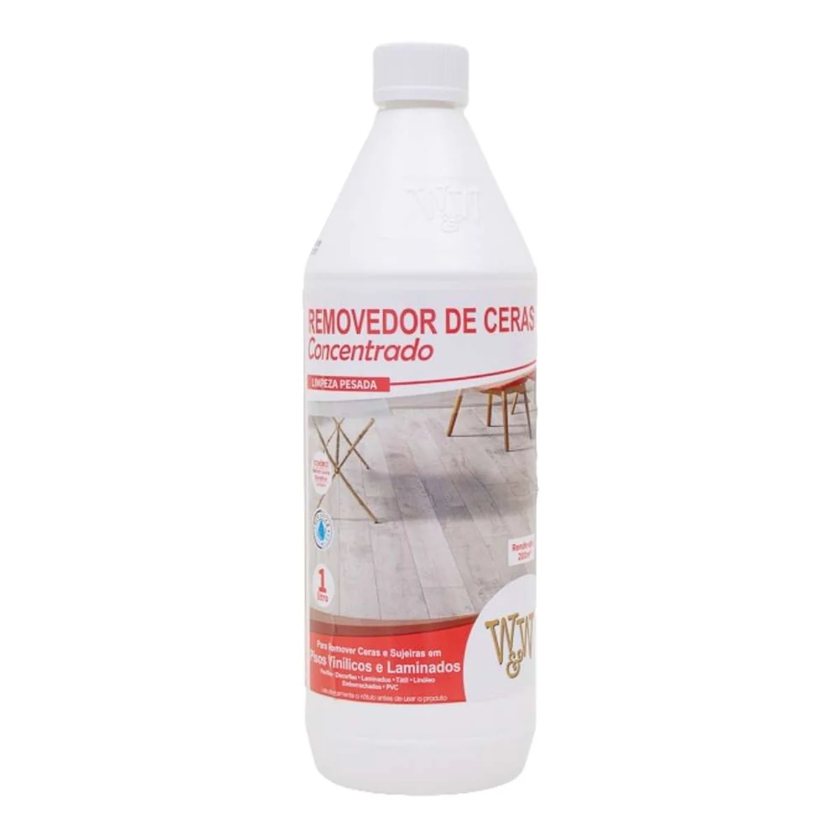 Removedor Concentrado para Piso Laminado e Vinílico 1L W&W - imagem 1