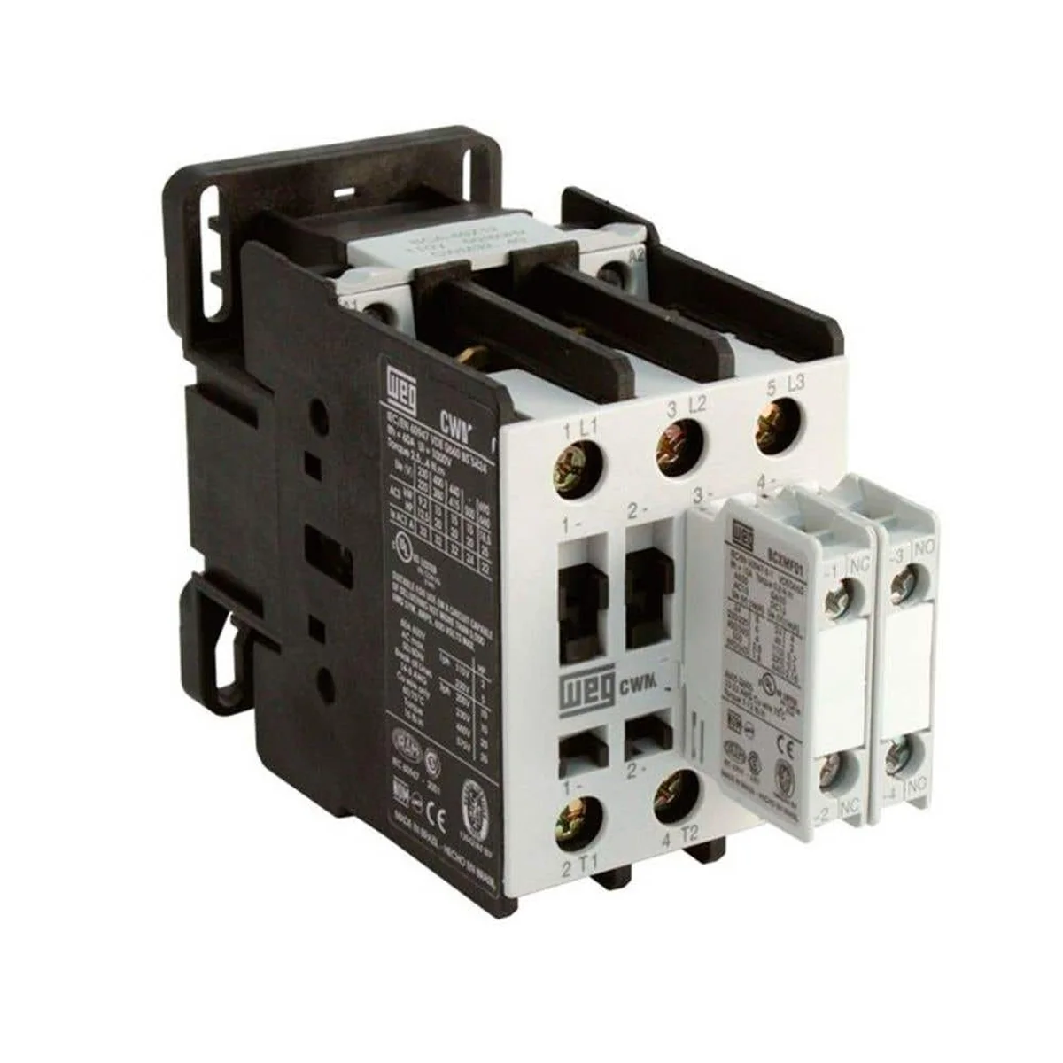 Contator Potência 40A 1NA+1NF 110Vac CWM401130V15 WEG - imagem 1