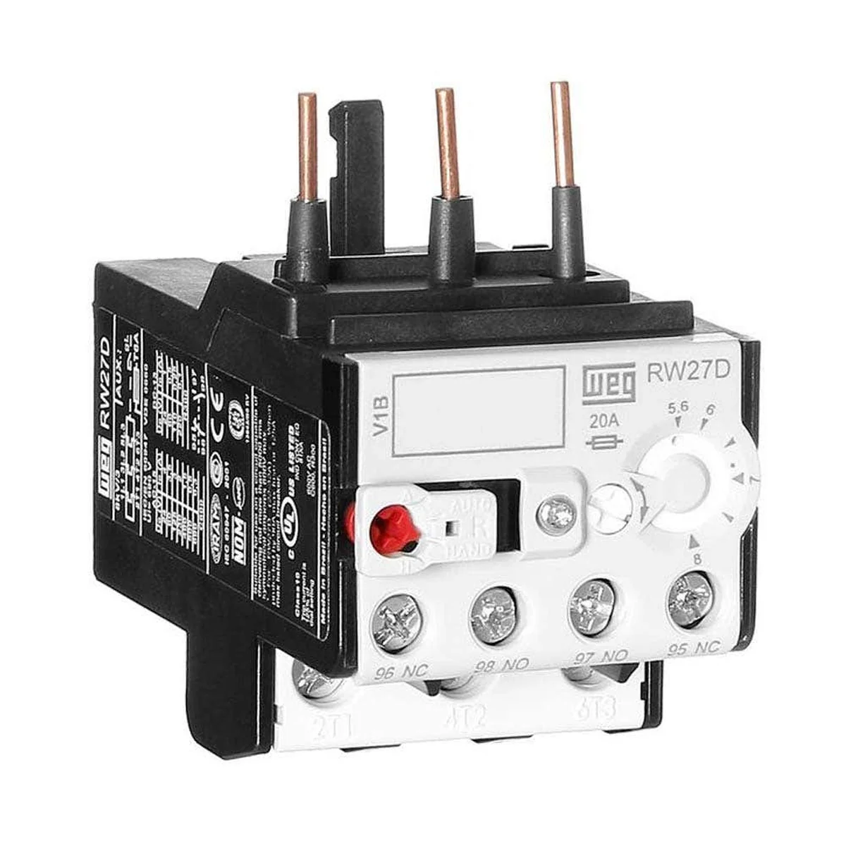 Relé Bimetálico 10-15A Para CWM9-40 RW271D3U015 WEG - imagem 1