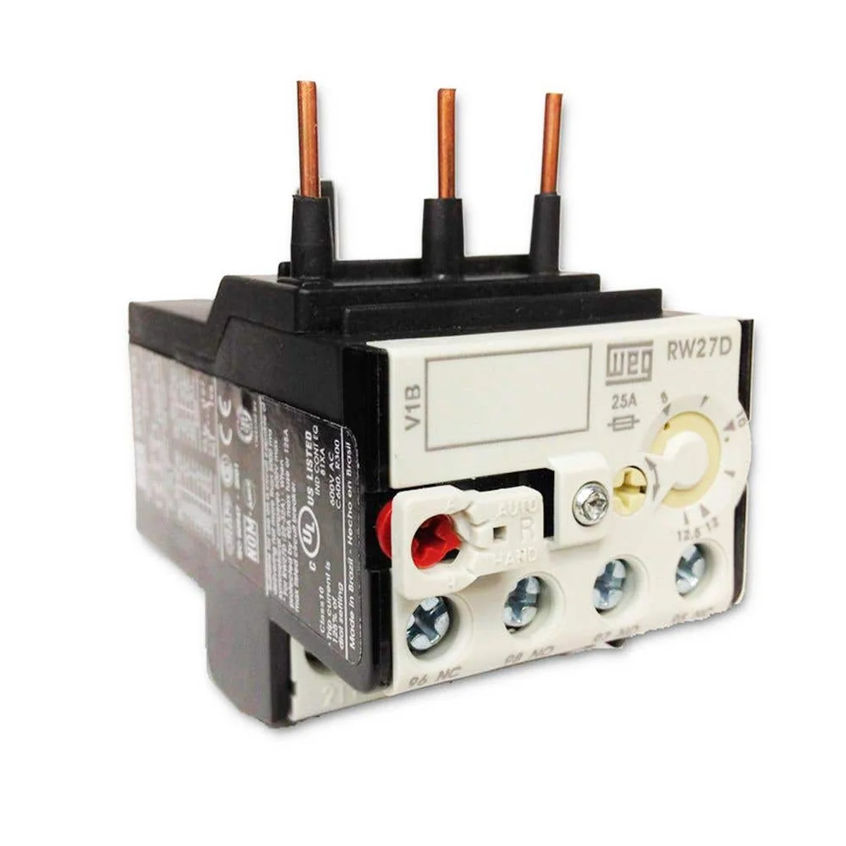Rele Bimetálico RW27-1D3-U023 15-23A para CWM9-40 WEG - imagem 1