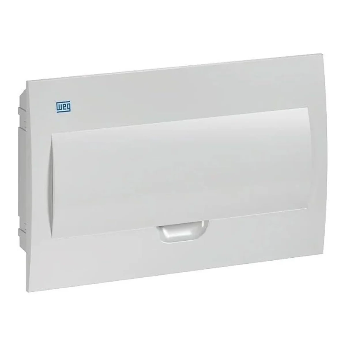 Quadro PVC Disjuntor Embutir sem Barramento para 18 Disjuntores Branco - imagem 1