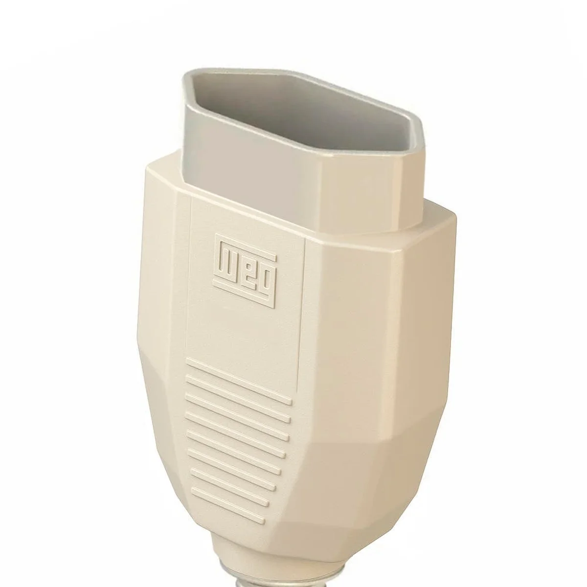 Plug Fêmea Branco 2 Polos+Terra 20A 250V 13303227 WEG - imagem 1