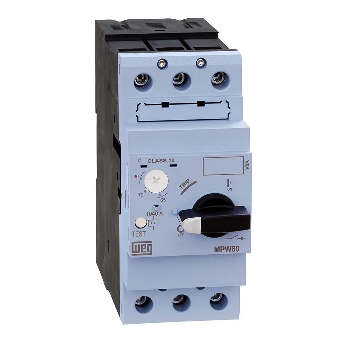 Disjuntor Trifásico Para Motor 50-65A MPW803U065 WEG - imagem 1