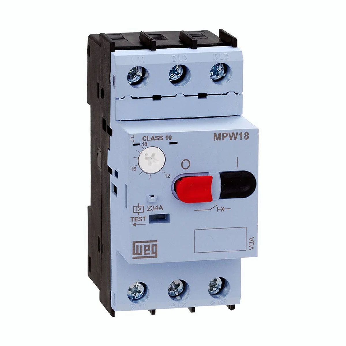 Disjuntor Trifásico Para Motor 1,60-2,50A MPW183D025 WEG - imagem 1