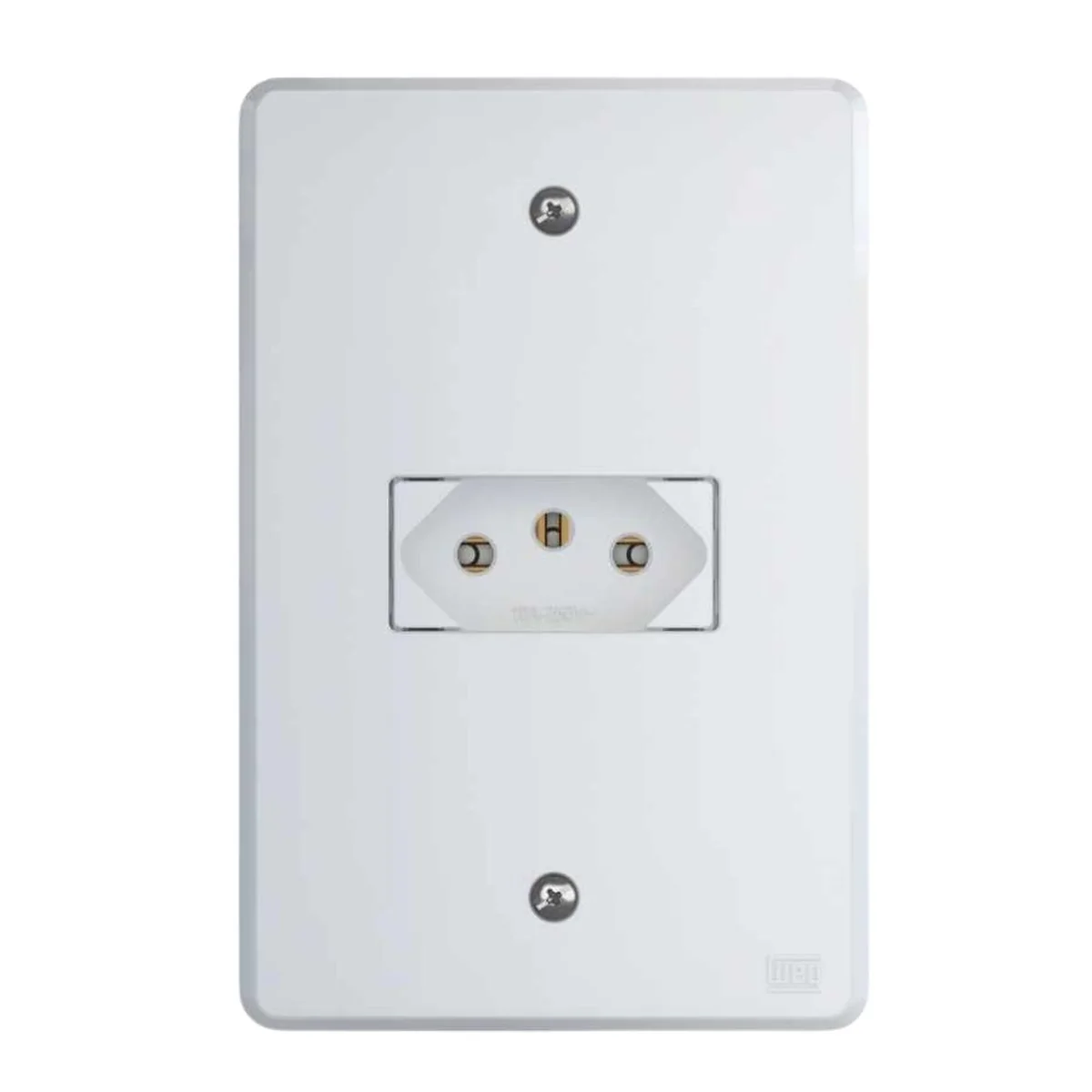 Conjunto Tomada 2P+T 10A/250V 4x2 Branco Equille - imagem 1