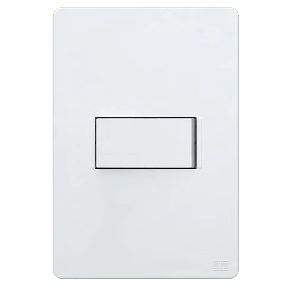 Conjunto Interruptor Simples 10A/250V 4x2 Branco Esatta - imagem 1