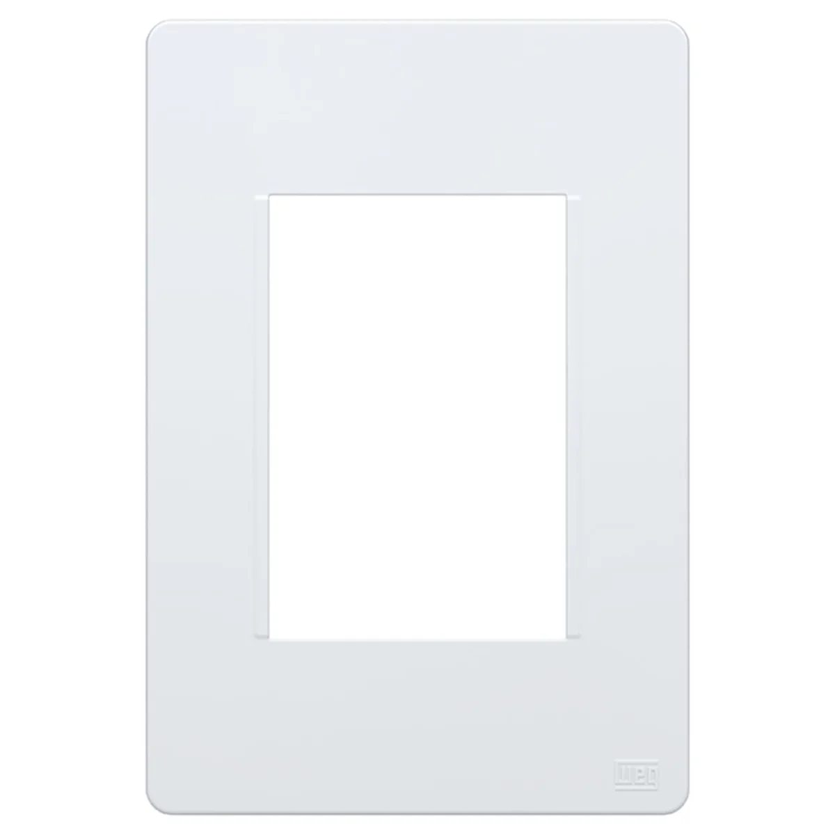 Placa 3 Postos 4x2 sem Suporte Branco Esatta - imagem 1