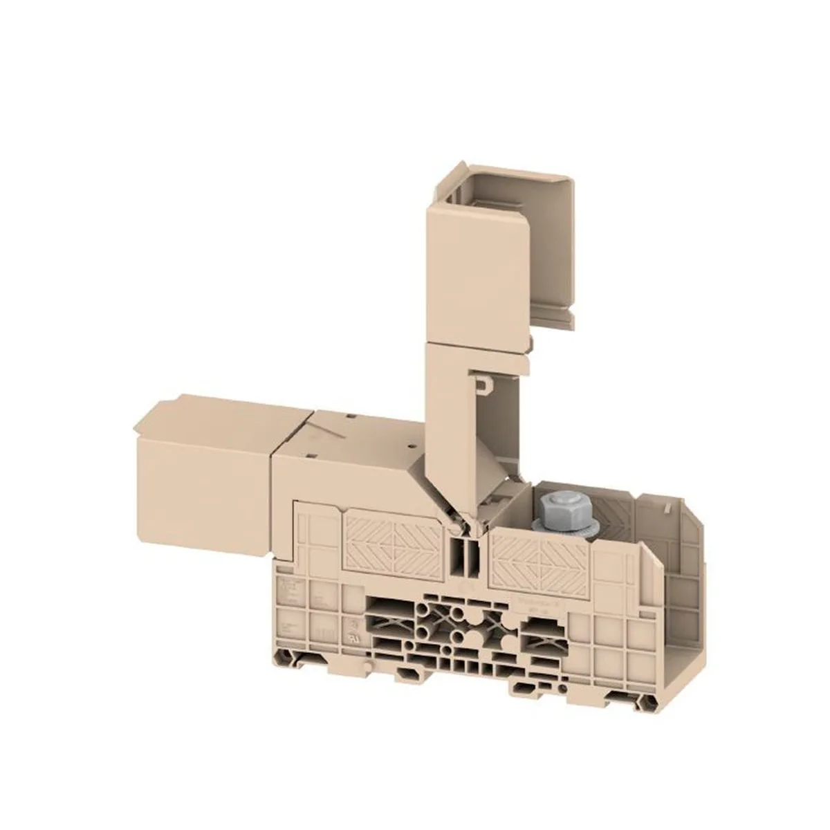Borne Passagem WFF185AH Bege 10-240mm² 1029600000 Weidmüller - imagem 1