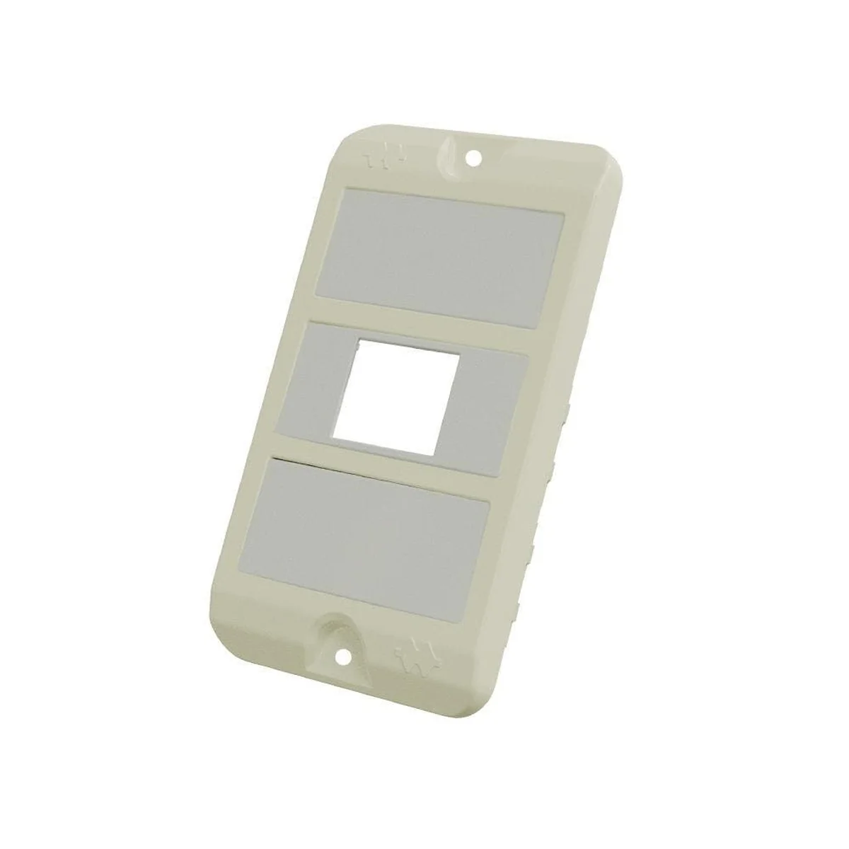 Tampa PVC 3/4" Para 3 Postos Horizontal RJ45 Branca E018012846 Wetzel - imagem 1